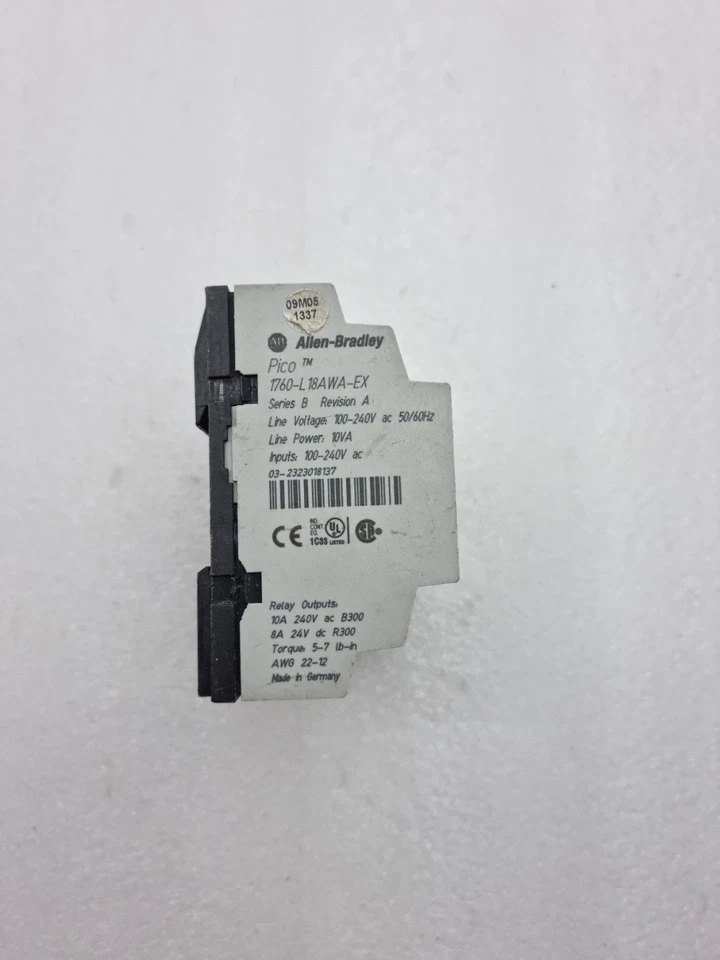 Allen Bradley 1760-L18AWA-EX Ser B Pico Programmable Controller 100-240Vac